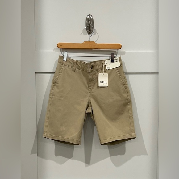 a.n.a Pants - A.N.A. Mid Rise Bermuda Shorts